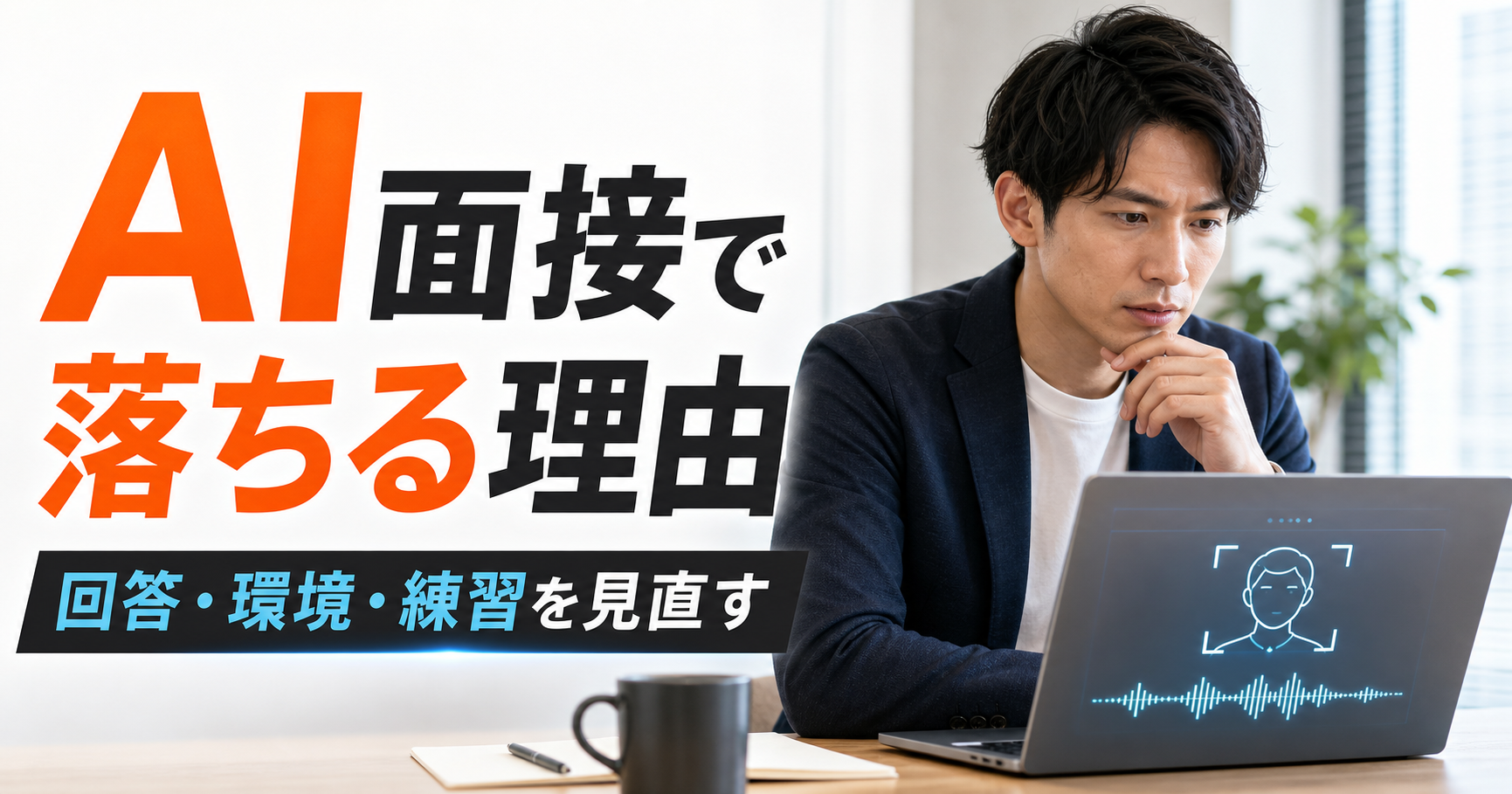 AI面接で落ちる理由と改善方法