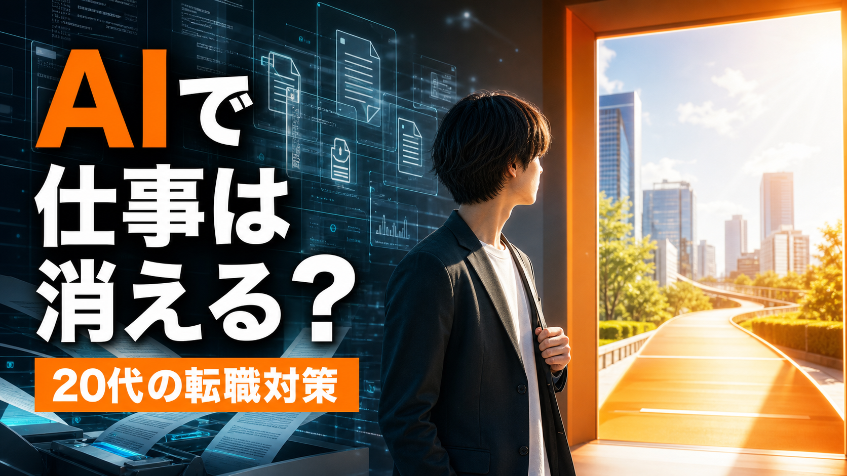 AIで仕事は消えるのか不安な20代向けの転職対策